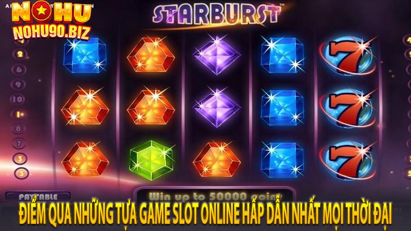 Điểm qua những tựa game slot online hấp dẫn nhất mọi thời đại